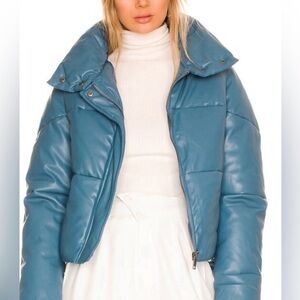 Apparis Teal Puffer Jacket